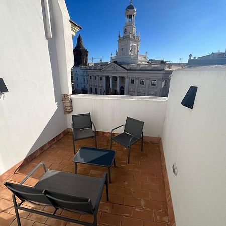 Penthouse La Plaza En Cadiz Centro Grupo Ac Gestion Apartment Luaran gambar