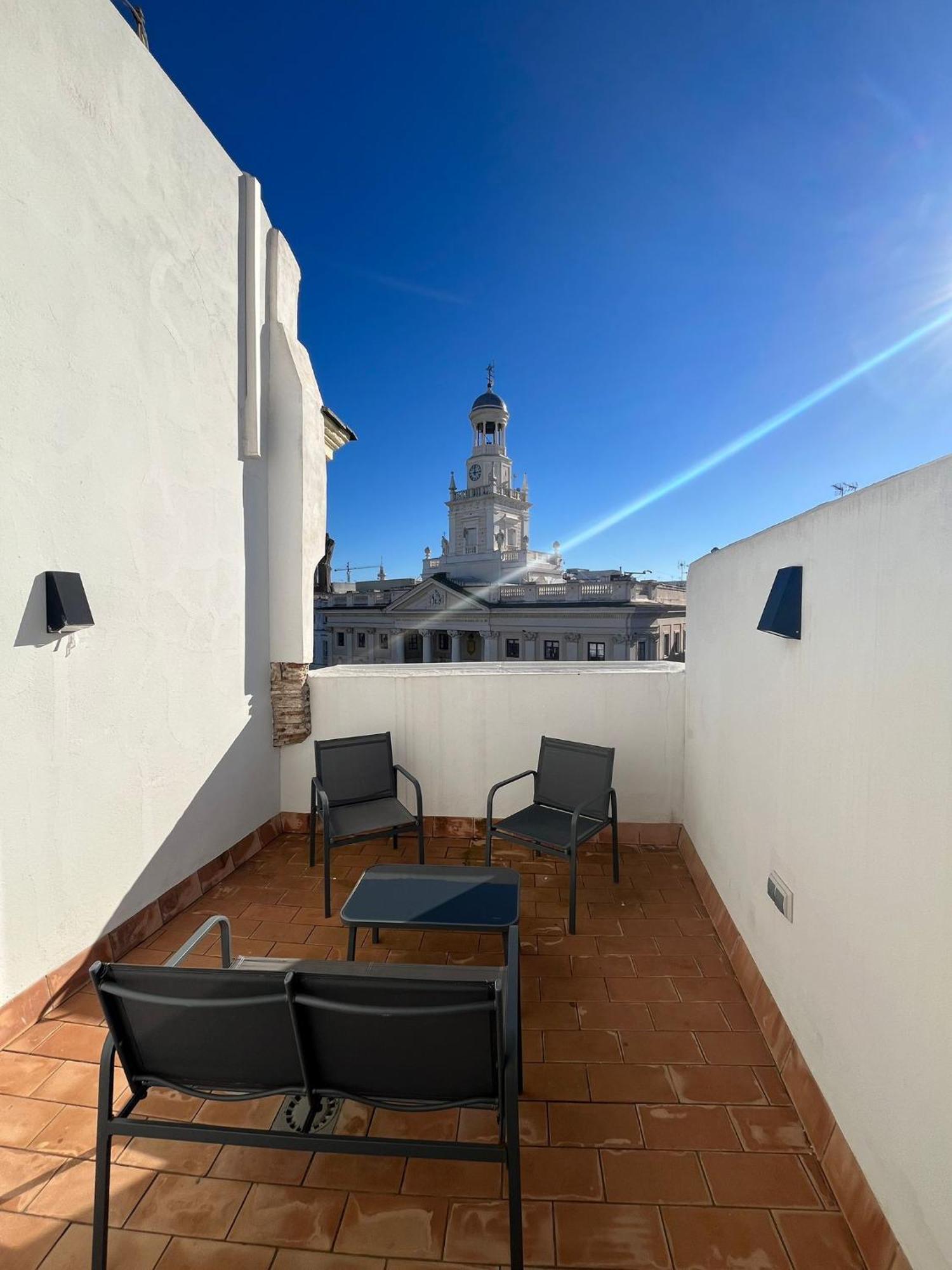 Penthouse La Plaza En Cadiz Centro Grupo Ac Gestion Apartment Luaran gambar